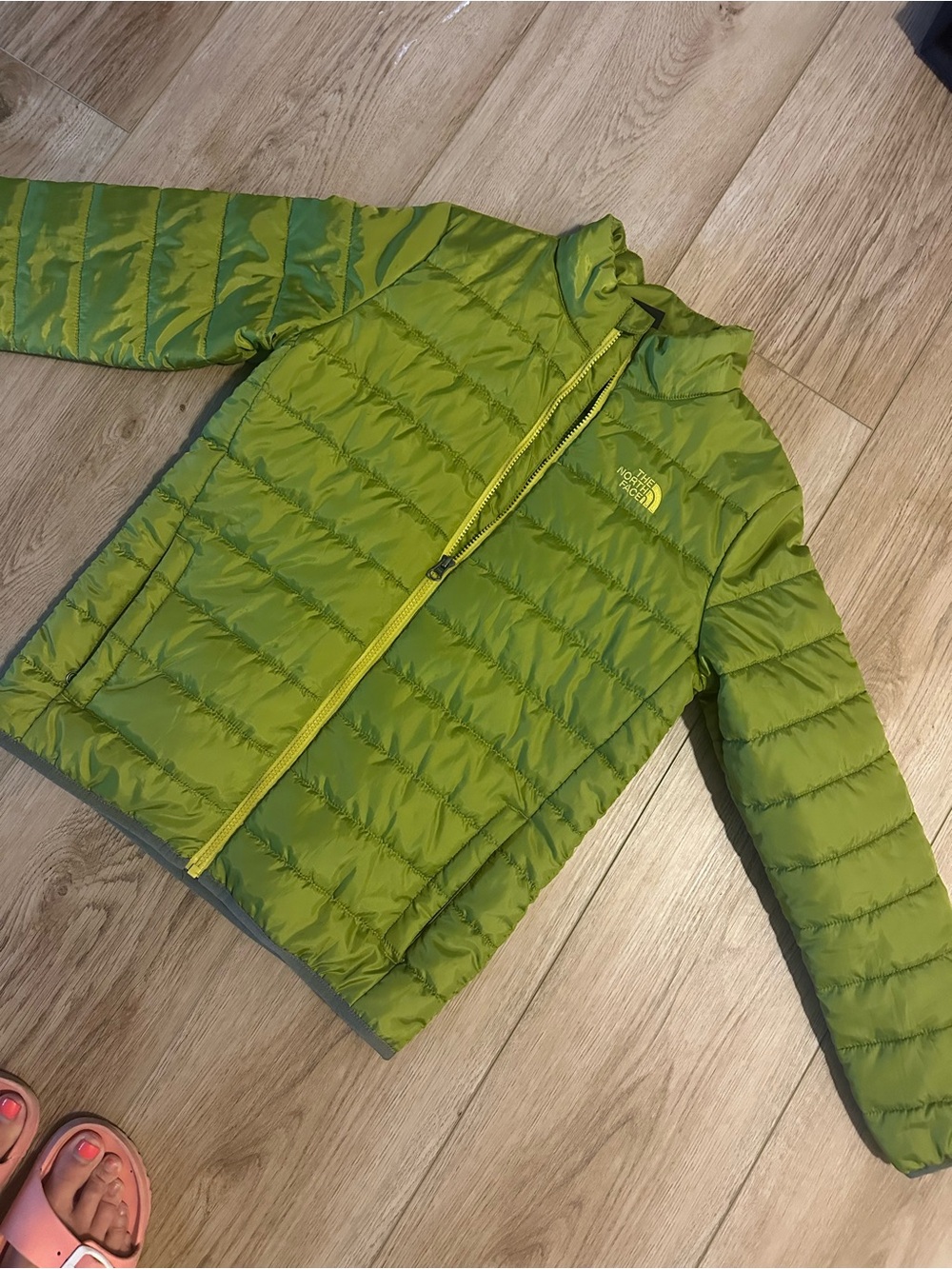 The North Face Kids' Green Lightweight Packable Jacket 14/16